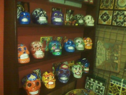 Mexican Handcrafted Skulls and Accessories