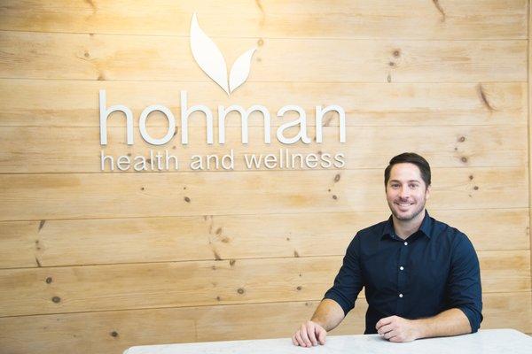 Dr. Hohman is a board-certified chiropractic physician with a passion for total body wellness.