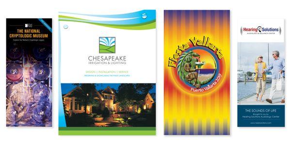 Brochures, newsletters, flyers, postcards, we do it all!