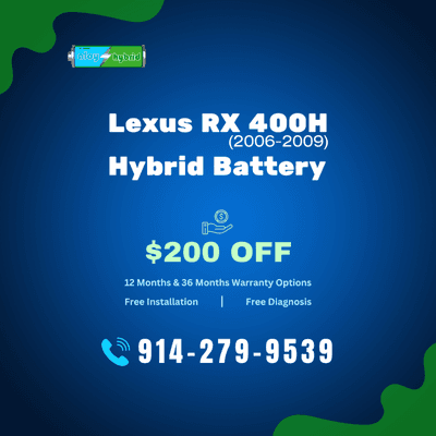 Lexus RX 400H (2006-2009) Hybrid Battery