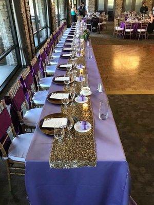 Wedding head table