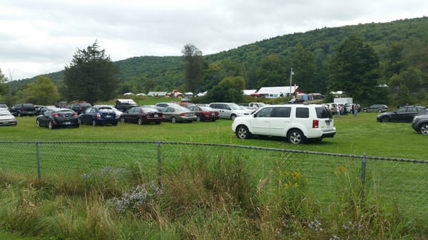 View from the lot.