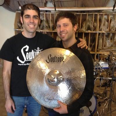 Endorsed by Soultone Cymbals