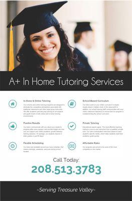 A+ In Home Tutoring Services