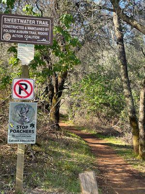 Beginning of Sweetwater Trail