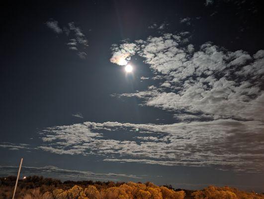 Night before the Supermoon, after our adventure?