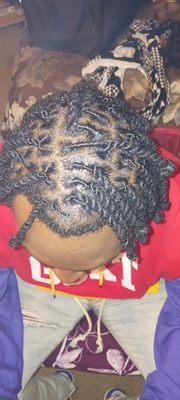 Men loc retwist style