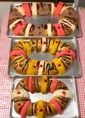 Roscas de Reyes "King cakes" Mexican traditional bread celebration is on January 6th every year!