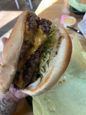 Double DBL Meat Cheeseburger