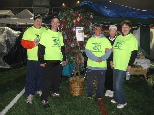 McCaffrey Agents participating in the Walk for the Cure.