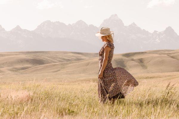 The Tetons always provide a great backdrop for lifestyle or portrait photography.