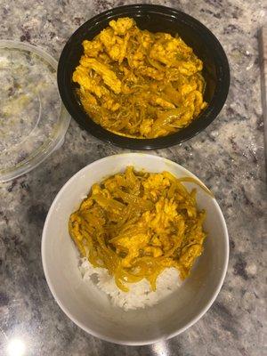 C11. Curry Shredded Chicken