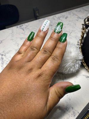 Christmas nail design