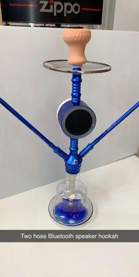 Two hose speakers hookah