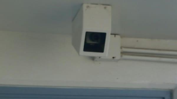 Cameras like this on every floor and numerous locations on property, also they don't really function anymore.