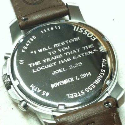 Everything you see in the middle of that watch is what we engraved here.