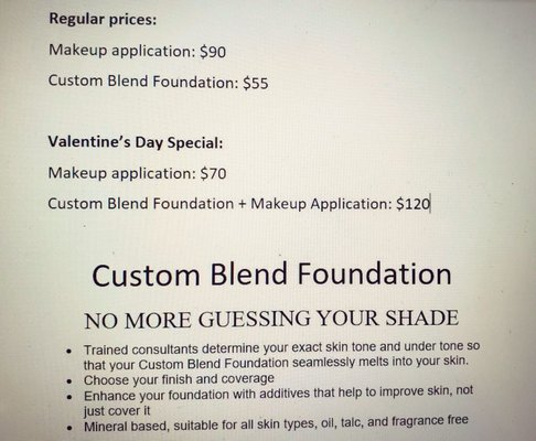 Motives Cosmetics Custom Blend foundation & Makeup Application
 
 VALENTINE'S DAY SPECIAL