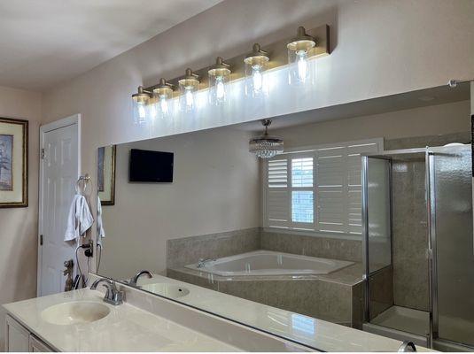 Master Bath Vanity Light