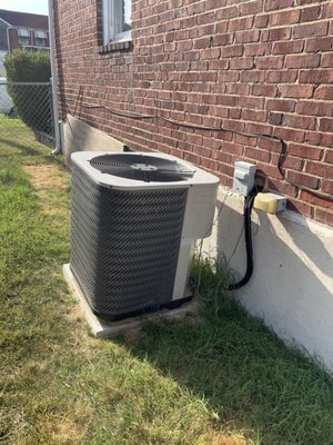 Condenser, before installation.