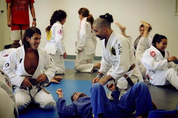 Sensei Palmejar at a local Brazilian Jiu Jitsu event in San Diego, Ca.