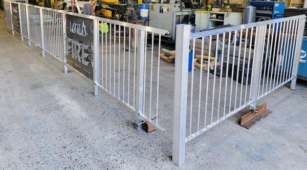 Railings fabricated, powder coated, transported and installed 
 ONE STOP SHOP