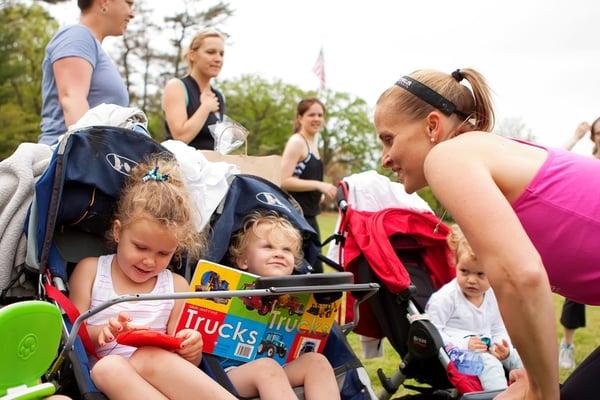 Fitness for mom; fun for baby!