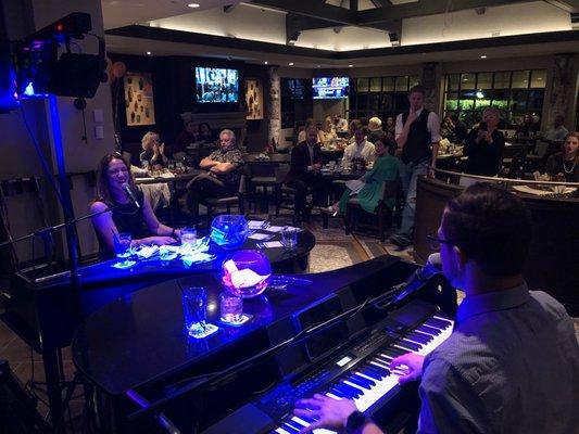 Dueling pianos booked by Onstage Entertainment Group in Phoenix, AZ for a top-tier resort.