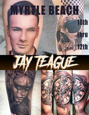 By: Jay Teague (a returning guest artist of Bulldawg Tattoos)