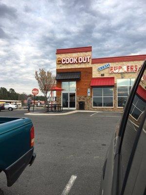 Cook Out on a Friday late afternoon  Albemarle NC