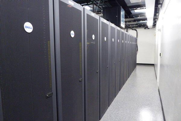 Our 14,000 square foot data center that acts as a hub for our operations.