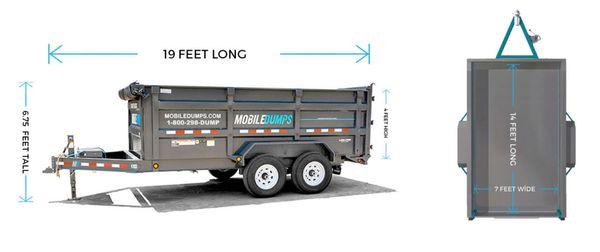 Mobiledumps compact design helps with all your needs and doesn't make a mess when you need it gone.