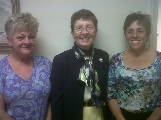 (Left:)  Lorri Rice, CRNP
Mary E. Money, MD
Christine Feathers, CRNP