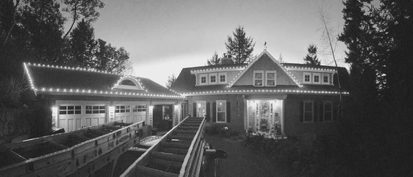 Get a free estimate for your home or business: Christmas light installation.