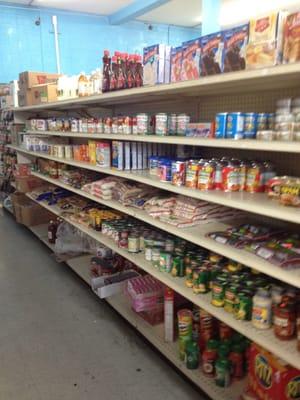 canned foods, etc