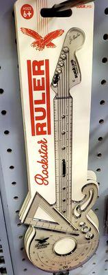 Guitar shaped RULER.