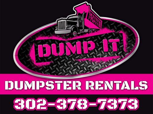 Dump It Delaware Dumpster rental logo.