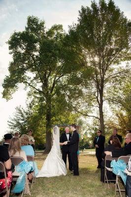 Outdoor Ceremony Photo credit: Dawson Photography, LLC.