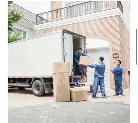 Movers unloading the truck