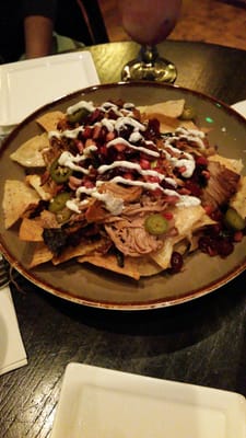 Pork nacho @ Territory Lounge Bar