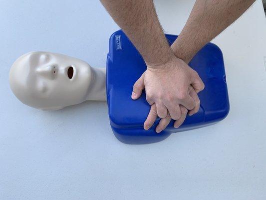 CPR training manikin