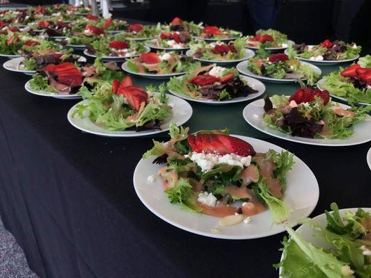 Strawberry Salad w/ Strawberry Vinaigrette Dressing