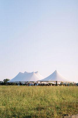 Sailcloth Tent - Private Ranch Wedding - Nashville, TN