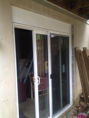 New sliding door