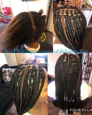 Med Box braids