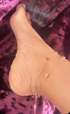 Rose Gold Heart Anklet
Stainless Steel Material