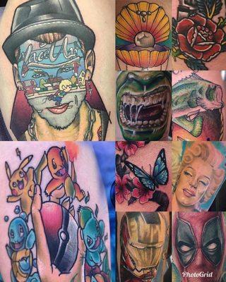 Tattoos by Jessica Dillard