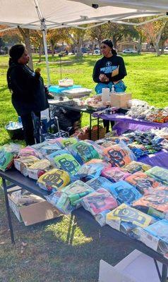 Fellowship Saturday across the street from Church when we feed the Homeless, Caesar Chavez Park, Modesto,Ca