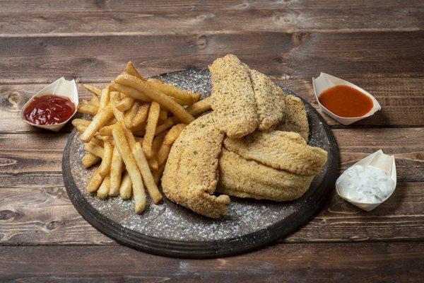 Fried catfish platter