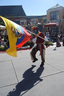 Ecuador parade entry.