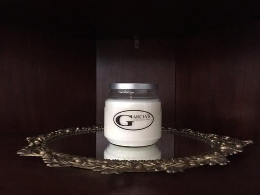 Introducing the new Garcia's Natural Soy Candle. Available in variety of scents.